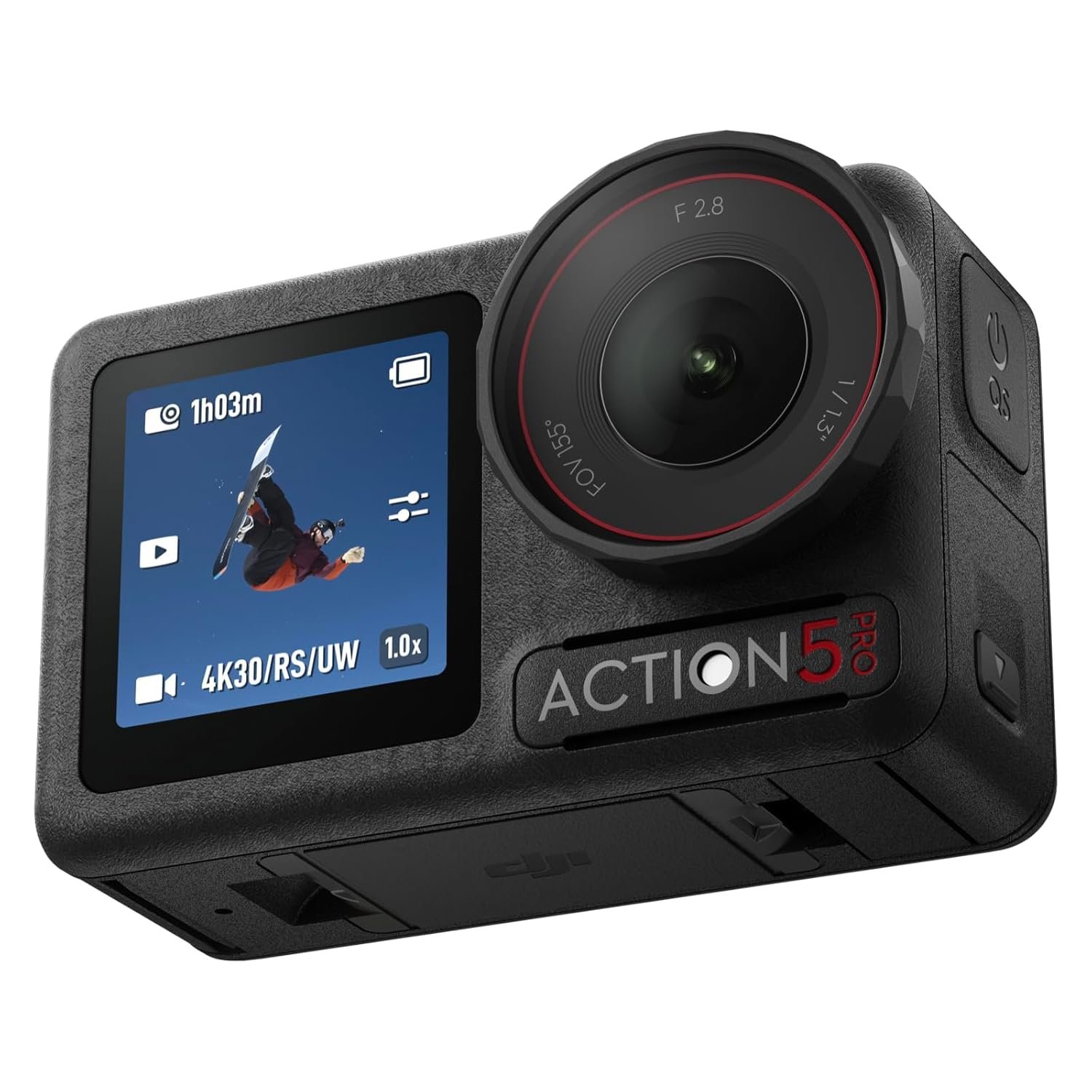 DJI Osmo Action 5 Pro Standard Combo, Waterproof Camera with 11.3 Sensor, 4K120fps Video, Subject Tracking, Stabilization, Dual OLED Touchscreens, Action Camera 4K Ideal for Sports, Vlog