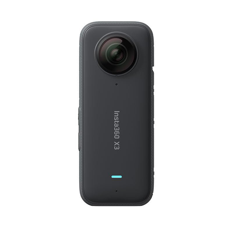 Insta360 X5 - Waterproof 8K 360° Action Camera, Leading Low Light, Invisible Selfie Stick Effect, Rugged and Replaceable Lens, 3-Hour Battery, Built-in Wind Guard, Stabilization, Triple AI Chip Design