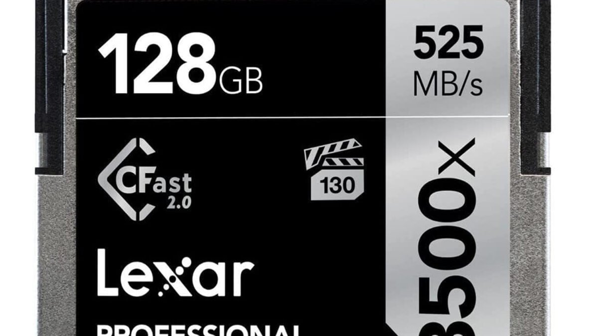 Online Lexar 128GB CFast Memory Card