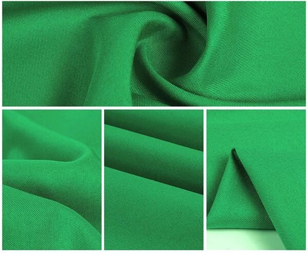 Winsumm 8X12 FT Lekera Green Screen Backdrop Background Curtain Rod Pocket for Photography, Photo-Shoot, Product Photography, Live Streaming