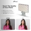 HIFFIN (LT-001) LED Video Conference Light Kit with Clip for iPhone/Tablet/Laptop, Dimmable CRI 95+ with 3 Light Modes, Built-in 2000mAh Battery for Zoom Calls/Remote Working/Live Stream/Selfies