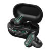 Portronics Harmonics Twins S15 Smart OWS Wireless Earbuds Headphone with Mic, Secure Fit with Earhook,15Hours Playtime, Bluetooth 5.3v, Button Control, Music/Gaming Mode, Type C Fast Charging(Black)