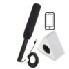 Winsumm Reporter Microphone/Mic for Mobile with Mic Logo Station (3.5/2 inch) Mobile Jack (Ep Stereo)|Cable Length 4.5 Meter/15 Feet