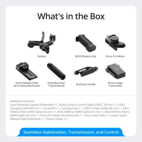 DJI RS 4 Pro Combo, 3-Axis Gimbal Stabilizer for DSLR & Cinema Cameras