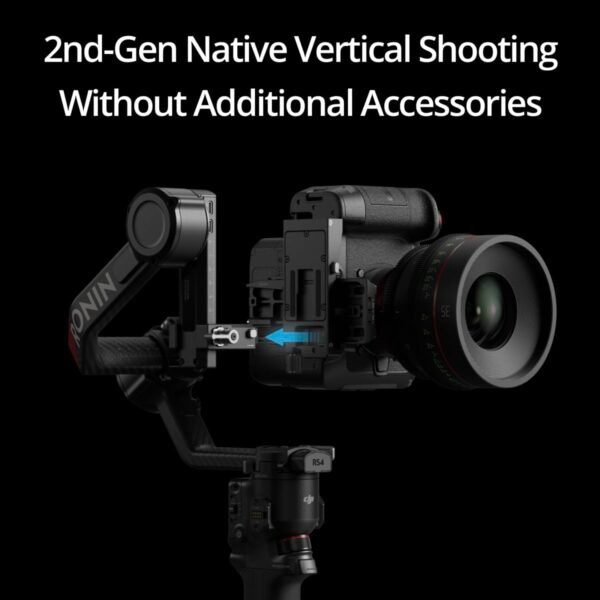 DJI RS 4 Pro Combo, 3-Axis Gimbal Stabilizer for DSLR & Cinema Cameras
