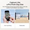 DJI Osmo Mobile 7P Gimbal Stabilizer for iPhone, Android, Native Tracking, Lighting,3-Axis Phone Gimbal