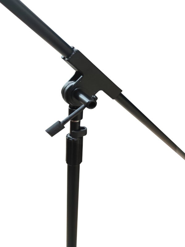 Winsumm Heavy Duty Stand Microphone Stand For All Microphones Professional Boom Mic Stand, Tripod Mic Stand Boom, Height Adjustable, Black