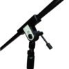Winsumm Heavy Duty Stand Microphone Stand For All Microphones Professional Boom Mic Stand, Tripod Mic Stand Boom, Height Adjustable, Black
