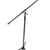 Winsumm Heavy Duty Stand Microphone Stand For All Microphones Professional Boom Mic Stand, Tripod Mic Stand Boom, Height Adjustable, Black