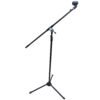 Winsumm Heavy Duty Stand Microphone Stand For All Microphones Professional Boom Mic Stand, Tripod Mic Stand Boom, Height Adjustable, Black