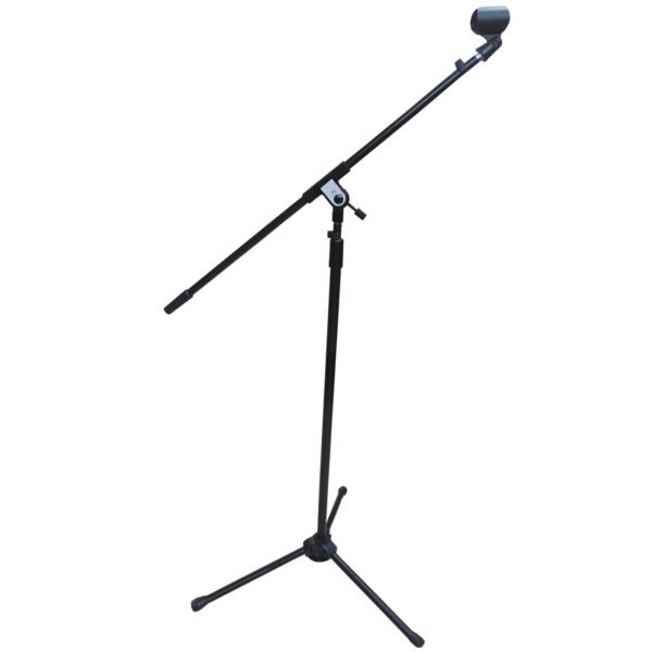 Winsumm Heavy Duty Stand Microphone Stand For All Microphones Professional Boom Mic Stand, Tripod Mic Stand Boom, Height Adjustable, Black