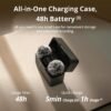 DJI Mic Mini (2 TX + 1 RX + Charging Case), Ultralight, Detail-Rich Audio, 48h Use, Noise Cancelling, Automatic Limiting, Wireless Microphone for Camera/iPhone/Android, Vlog, Streaming, Black