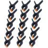 Winsumm 15 PCS Photography Backdrop Support Spring Clamp 4.3"/11cm for Background Muslin, Canvas, Paper, Chromakey Screen, Heavy Duty Clip, Photo Studio, Backdrops Backgrounds Woodworking