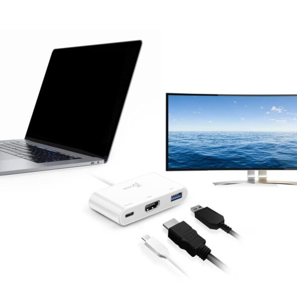 j5create Type-C HDMI and USB 3.0 with Power Delivery for Mac/Windows(JCA379)