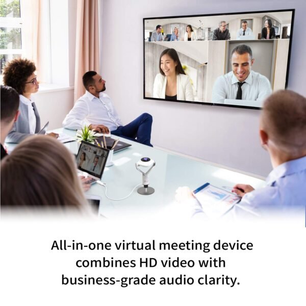 J5create 360 All Around Conference Webcam for Huddle Rooms - Full HD 1080p video playback @ 30 Hz Model: JVCU360