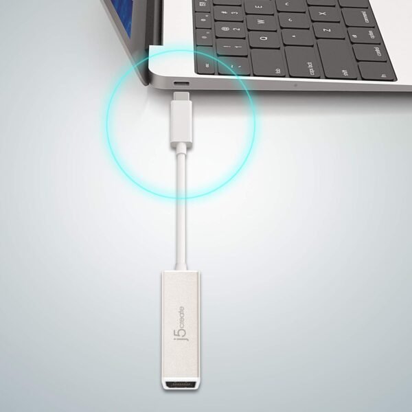j5create USB C to DisplayPort Adapter- 4k @ 60Hz USB Type C Male to DisplayPort Female Converter Perfect for Macbooks, Chromebooks, Tablets, PCs(‎JCA140)