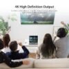j5create USB Type-C to HDMI Adapter- 3840 x 2160 @ 60Hz | HDMI 1.4 4K @ 30 Hz to 4K @ 60 Hz | Adapter Compatible with MacBook, Chromebook, Tablet or PC (JCA153G)